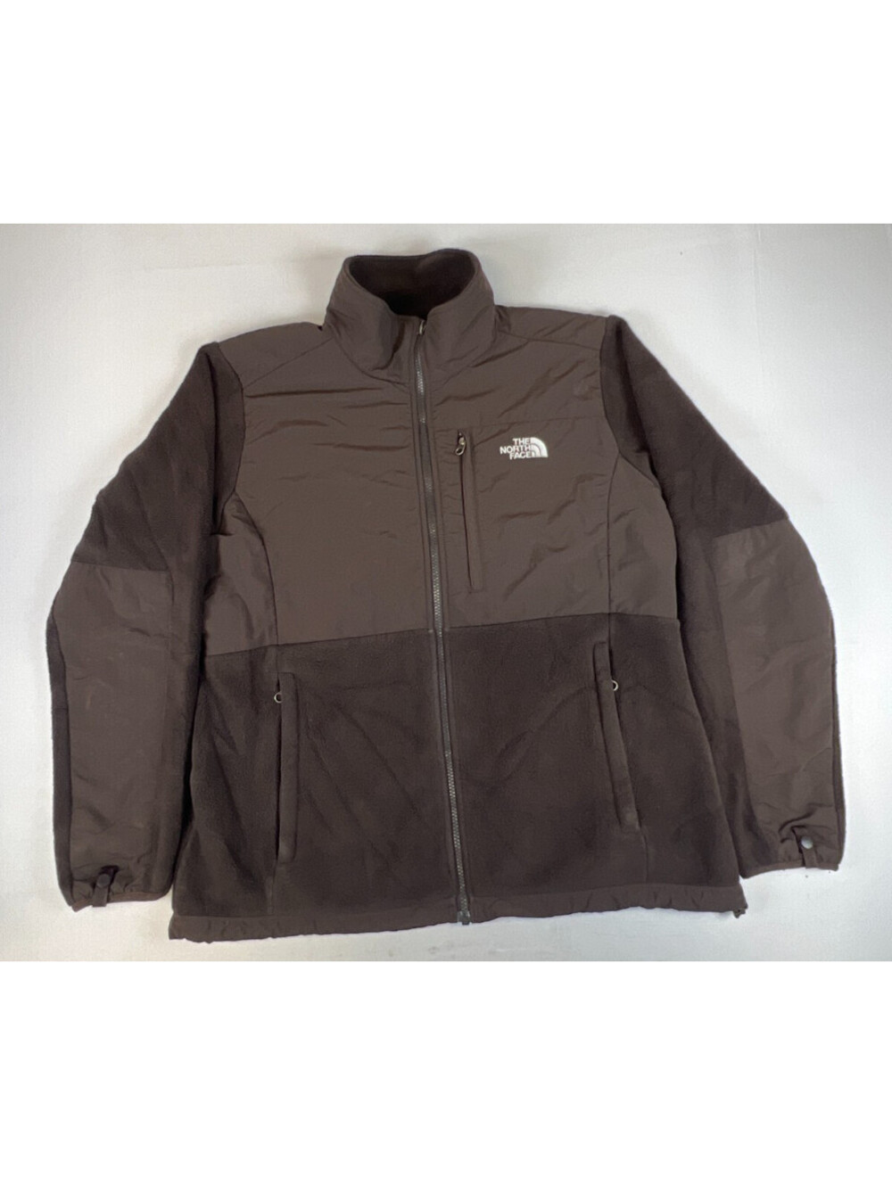 The North Face Women XL Brown Polartec Fleece Full Zip Jacket Outerwear